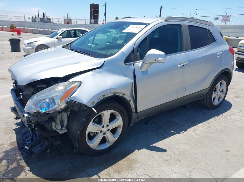 Vin: kl4cjdsb3gb601248, lot: 45861062, buick encore premium 20162