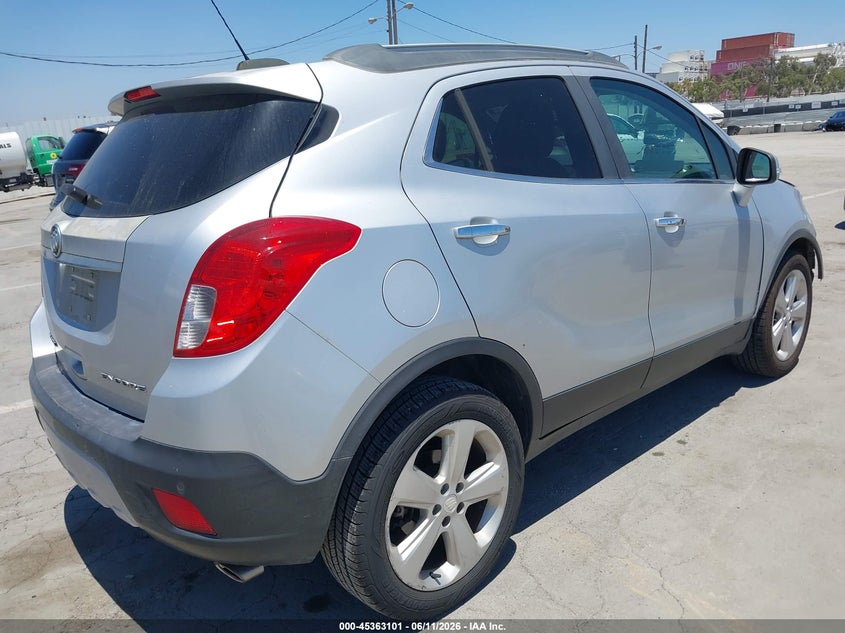 Vin: kl4cjdsb3gb601248, lot: 45861062, buick encore premium 20164