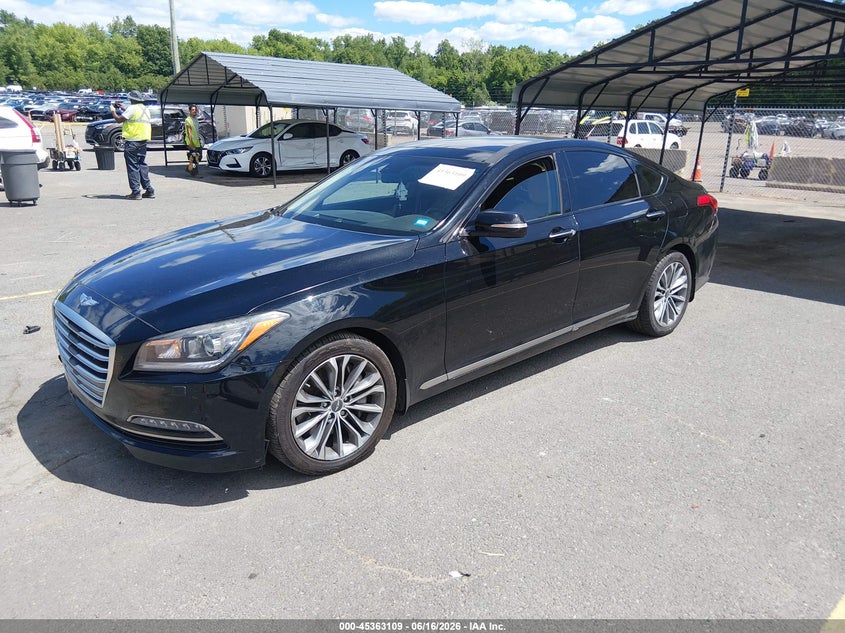 2016 Hyundai Genesis 3.8 KMHGN4JE8GU128387 photo 1