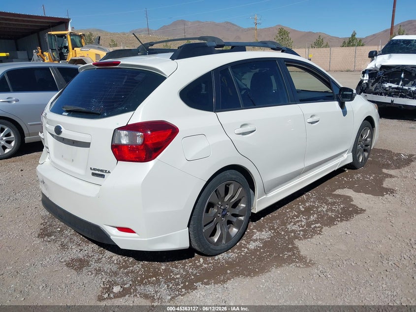 Vin: jf1gpaz67fh324635, lot: 45861088, subaru impreza 2.0i sport limited 20154