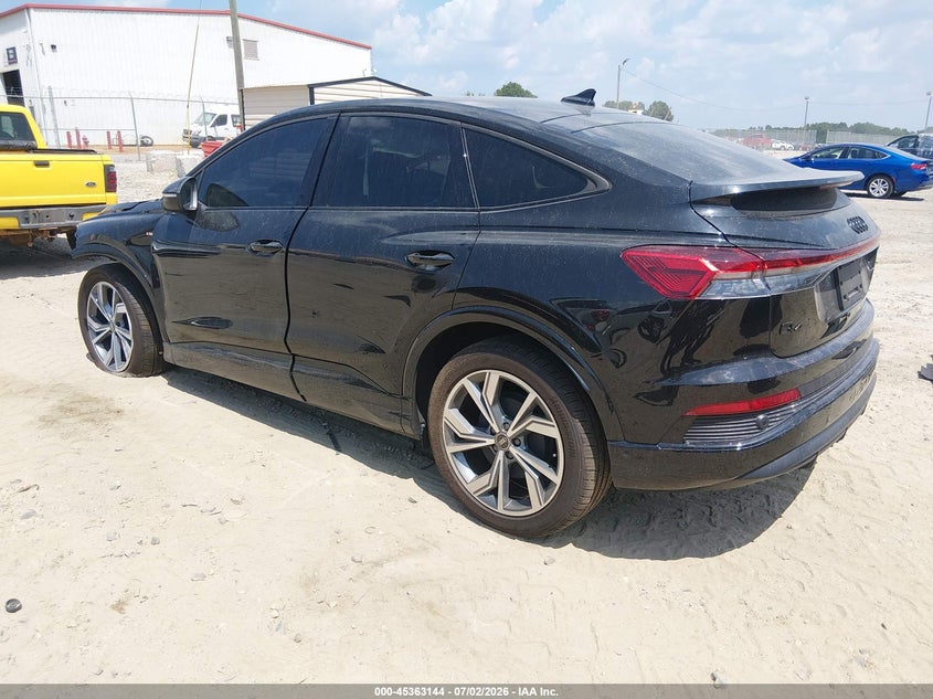 Vin: wa142bfz1pp019780, lot: 45861105, audi q4 sportback e-tron prestige 50 quattro 20233