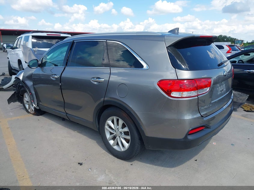 Vin: 5xypg4a52gg037177, lot: 45861147, kia sorento 3.3l lx 20163