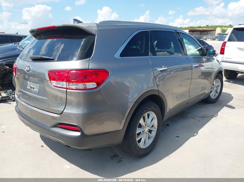 Vin: 5xypg4a52gg037177, lot: 45861147, kia sorento 3.3l lx 20164