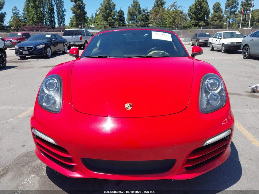 2013 Porsche Boxster VIN: WP0CA2A85DS113334 Lot: 45363252