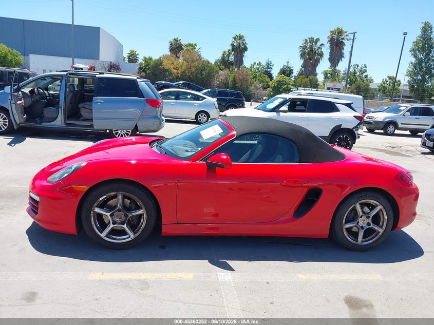 2013 Porsche Boxster VIN: WP0CA2A85DS113334 Lot: 45363252