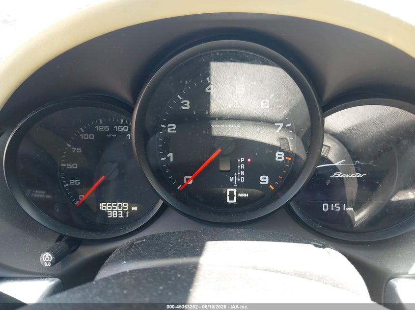 2013 Porsche Boxster VIN: WP0CA2A85DS113334 Lot: 45363252
