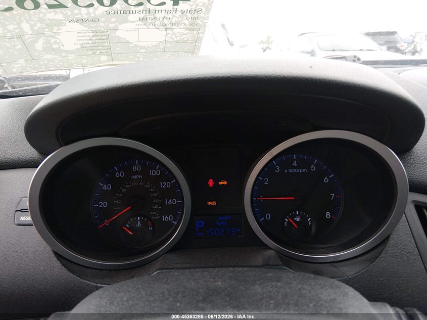 2010 Hyundai Genesis 2.0T VIN: KMHHT6KD2AU035545 Lot: 45363285