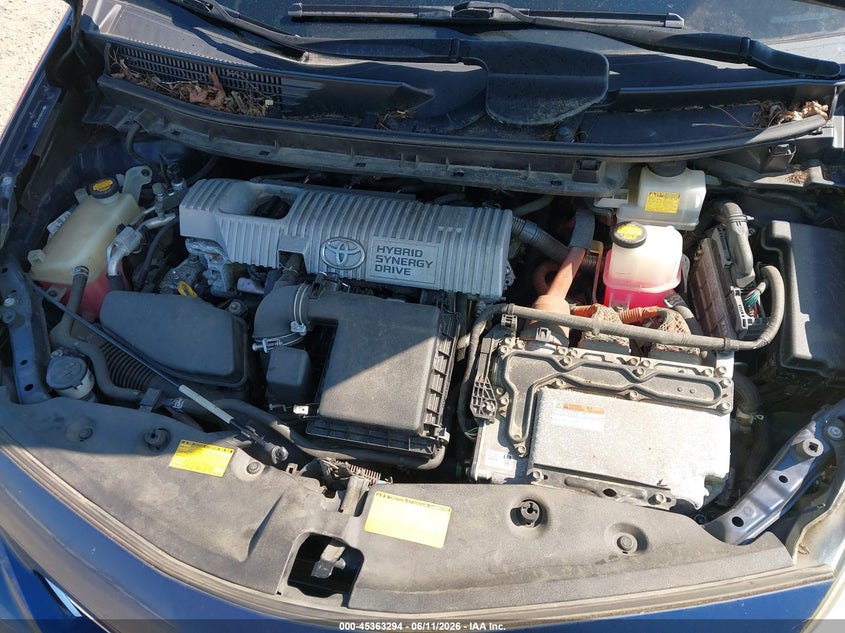 2012 TOYOTA PRIUS V (+) WAGON 1.8L I-4 DOHC, VVT, 98HP