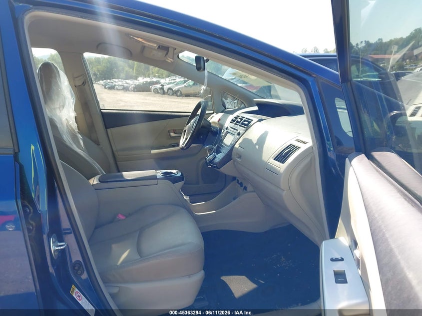 2012 TOYOTA PRIUS V (+) WAGON 1.8L I-4 DOHC, VVT, 98HP