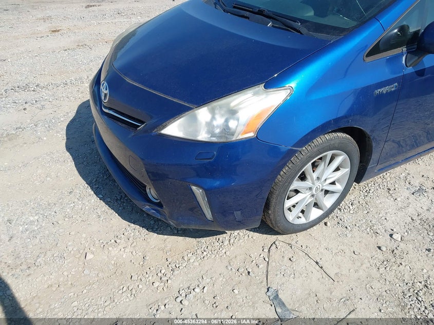 2012 TOYOTA PRIUS V (+) WAGON 1.8L I-4 DOHC, VVT, 98HP