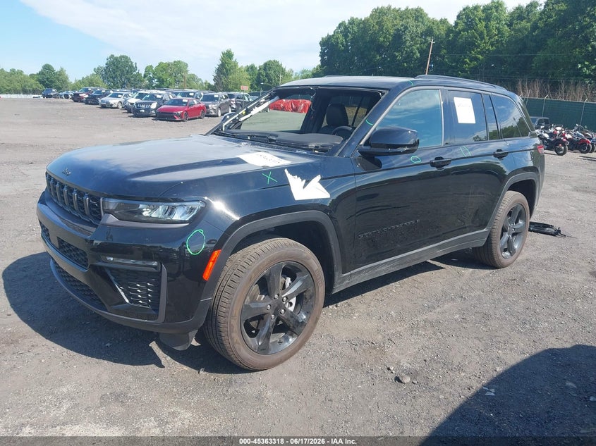 Vin: 1c4rjhbr0tc210311, lot: 45861279, jeep grand cherokee limited 4x4 20262