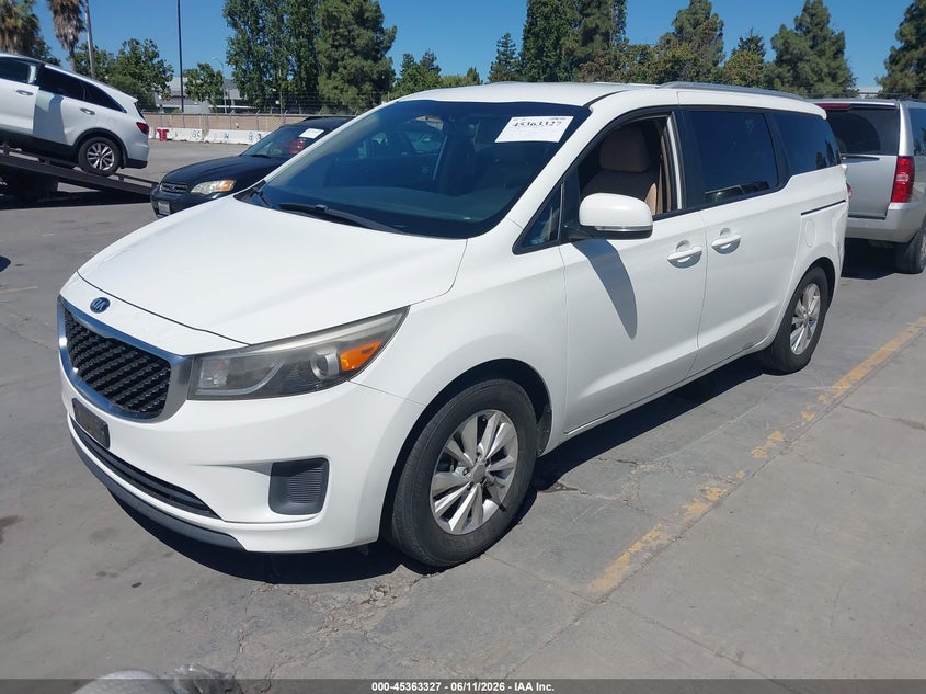 2016 Kia Sedona Lx KNDMB5C16G6087410 photo 1