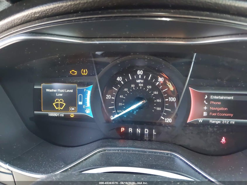 2017 FORD FUSION SEDAN 2.0L I-4 DOHC, VVT, 141HP