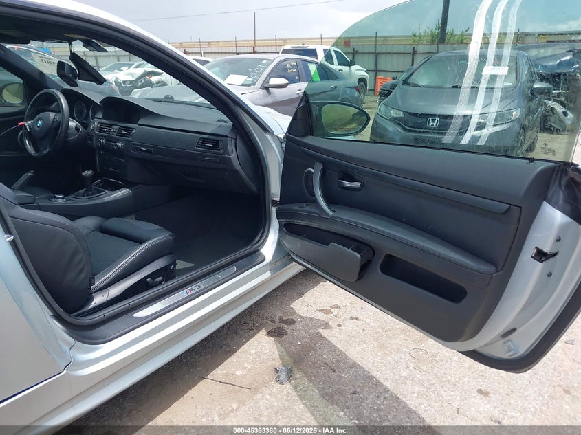 2009 BMW M3 COUPE 4.0L V-8 DOHC, VVT, 414HP