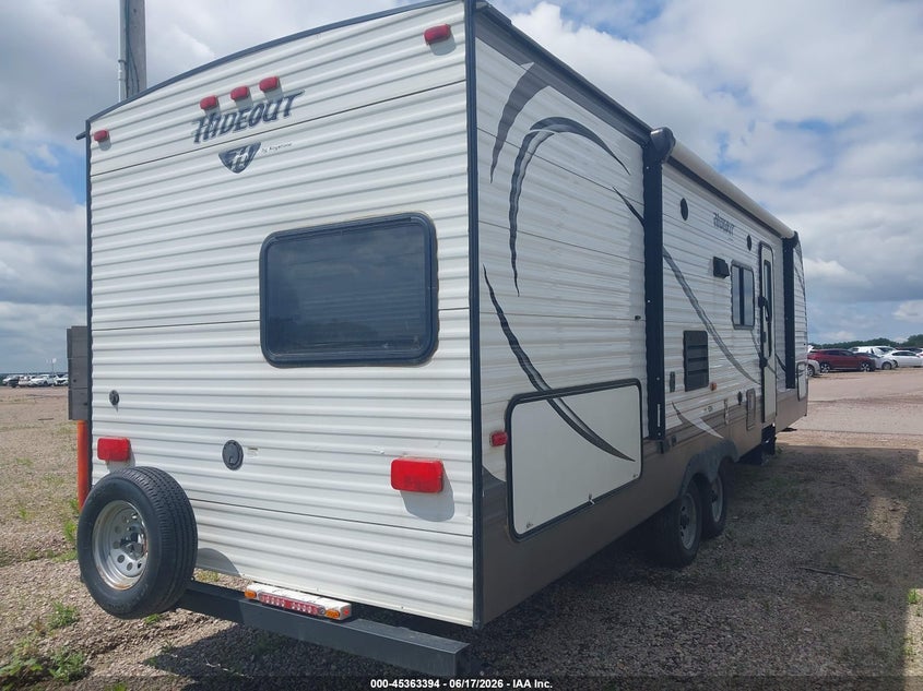 2015 KEYSTONE RV HIDEOUT LUXURY 27DBS TRAVEL TRAILER auction photo 4