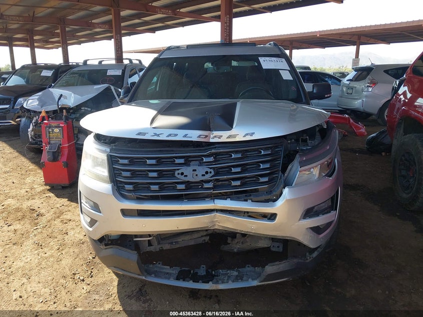 VIN 1FM5K7D87HGD41824 2017 FORD EXPLORER XLT