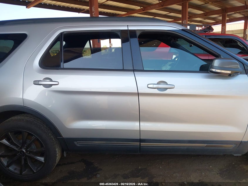 VIN 1FM5K7D87HGD41824 2017 FORD EXPLORER XLT