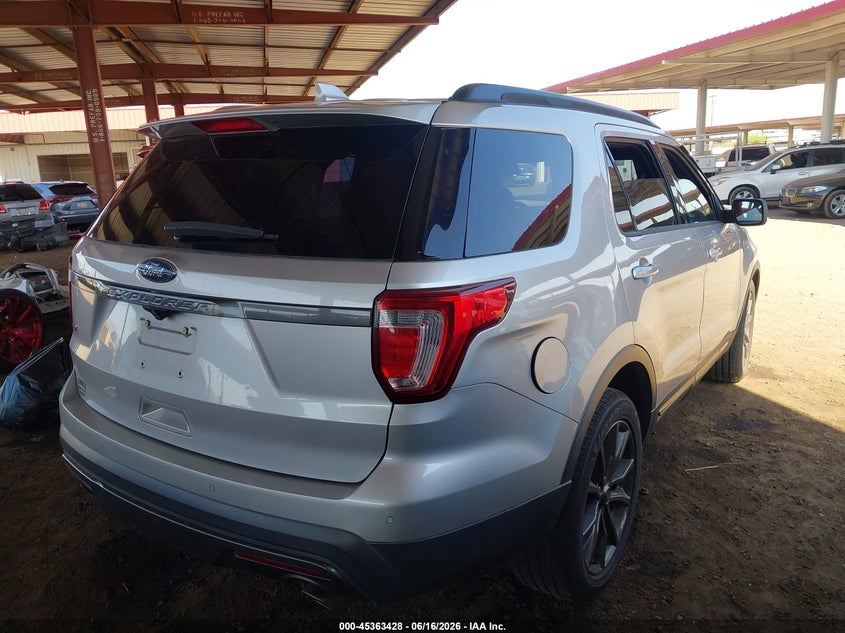 VIN 1FM5K7D87HGD41824 2017 FORD EXPLORER XLT