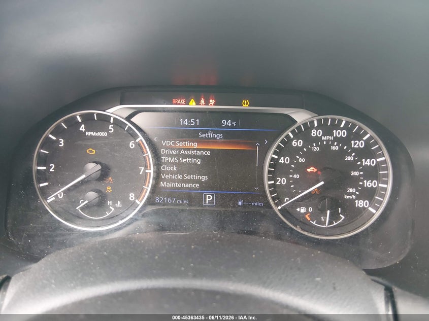 VIN 1N4AL4CV1MN303295 2021 NISSAN ALTIMA SR VC-TURBO FWD
