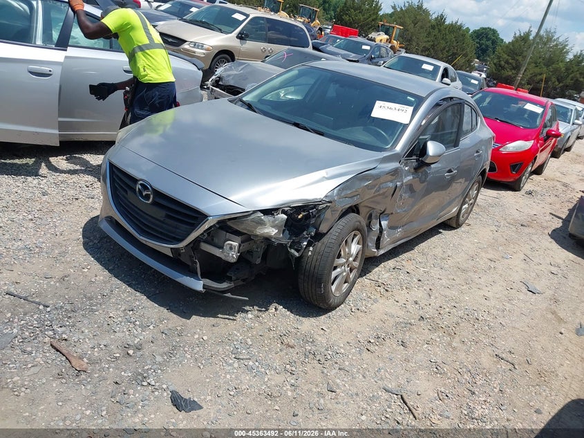 Vin: jm1bm1u75g1318713, lot: 45861453, mazda mazda3 i sport 20162