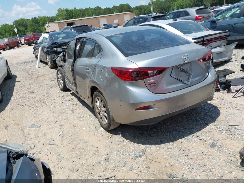 Vin: jm1bm1u75g1318713, lot: 45861453, mazda mazda3 i sport 20163