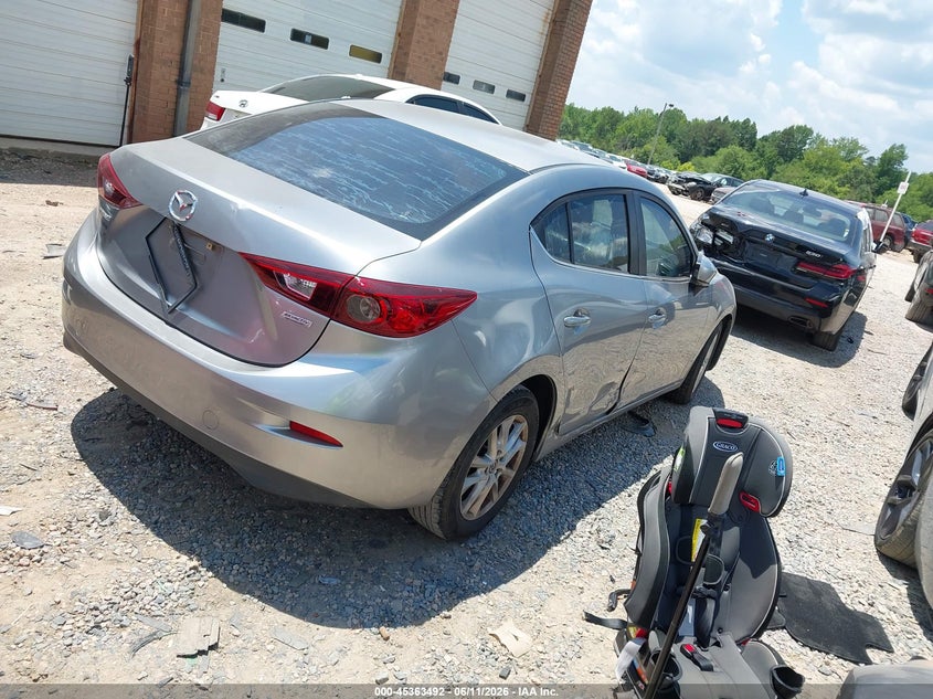 Vin: jm1bm1u75g1318713, lot: 45861453, mazda mazda3 i sport 20164