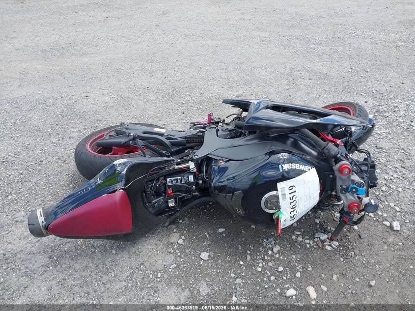2008 Kawasaki Zx600 P VIN: JKAZX4P128A037656 Lot: 45363519