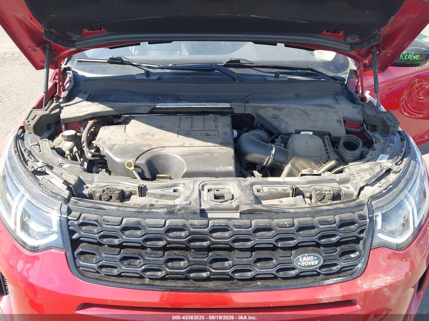 2020 Land Rover Discovery Sport S VIN: SALCJ2FX5LH865989 Lot: 45363520