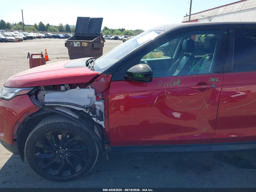 2020 Land Rover Discovery Sport S VIN: SALCJ2FX5LH865989 Lot: 45363520