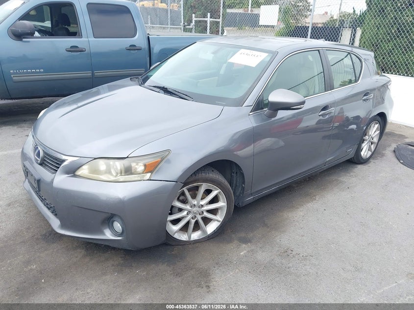 Vin: jthkd5bh0c2056962, lot: 45861498, lexus ct 200h premium 20122