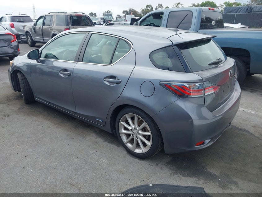 Vin: jthkd5bh0c2056962, lot: 45861498, lexus ct 200h premium 20123