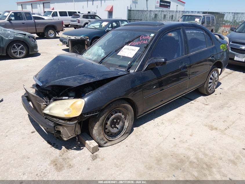 2002 Honda Civic Ex 1HGES26782L054360 photo 1
