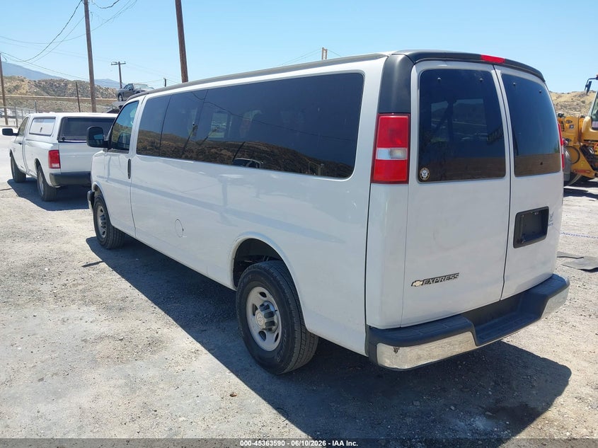 Vin: 1gazgpff8h1305512, lot: 45861551, chevrolet express 3500 lt 20173