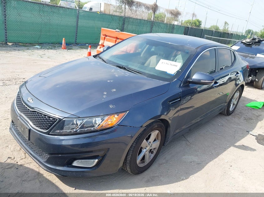 2015 Kia Optima, Front End, IAAI, VIN 5XXGM4A70FG482711 — photo 2