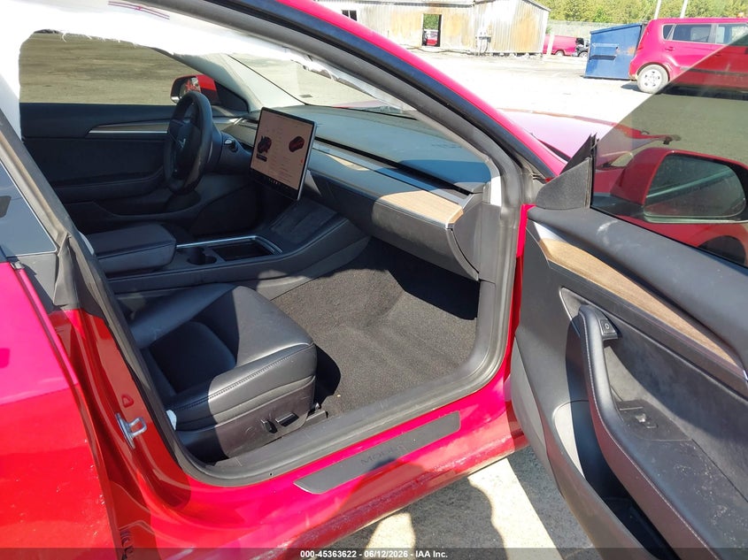 TESLA MODEL 3 2022 VIN 5YJ3E1EB0NF232038