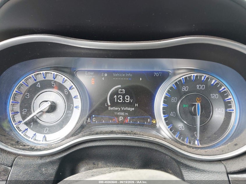 CHRYSLER 300 2016 VIN 2C3CCAAG0GH136855