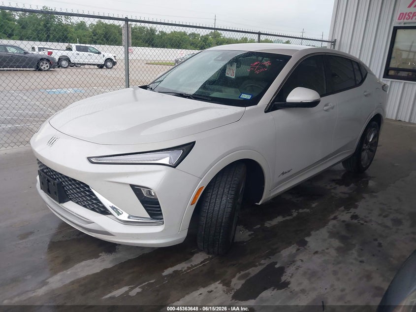 Vin: kl47lcep8sb157788, lot: 45861609, buick envista avenir fwd 20252