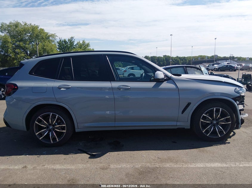 BMW X3 2022 VIN 5UX53DP01N9K87554
