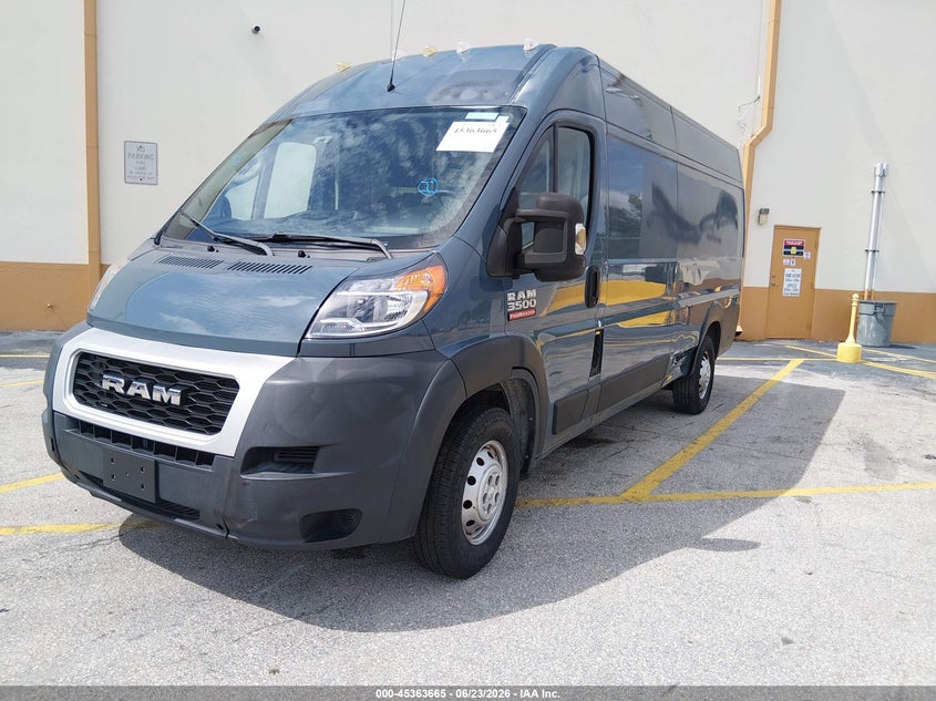 2020 Ram Promaster 3500 Cargo Van High Roof 159 Wb Ext 3C6URVJG2LE107036 photo 1