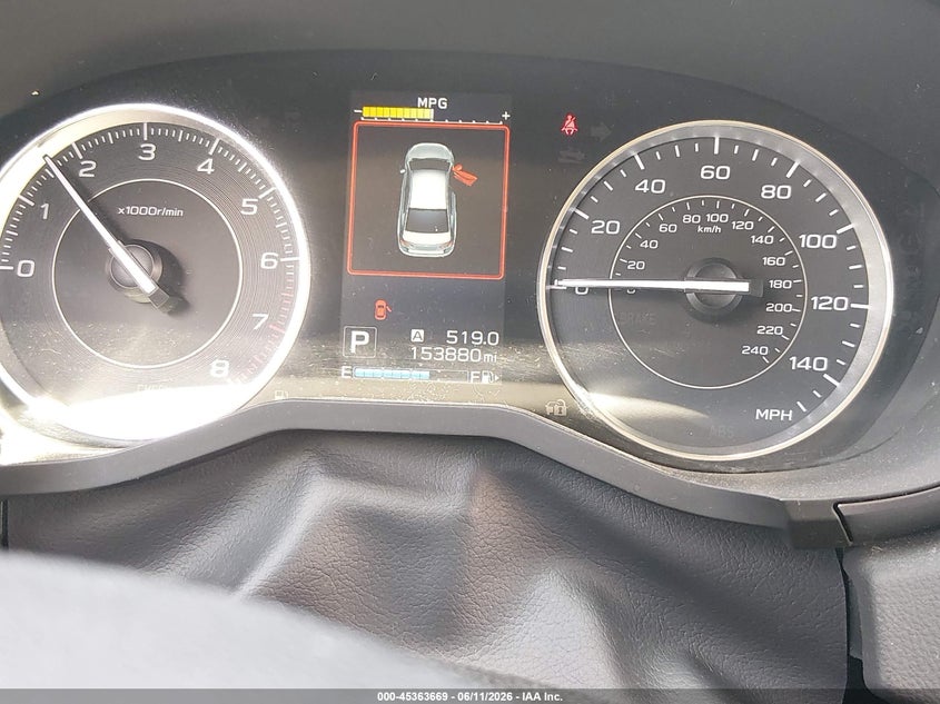 2017 SUBARU IMPREZA HATCHBACK 2.0L H-4 DI, DOHC, VVT, 152HP