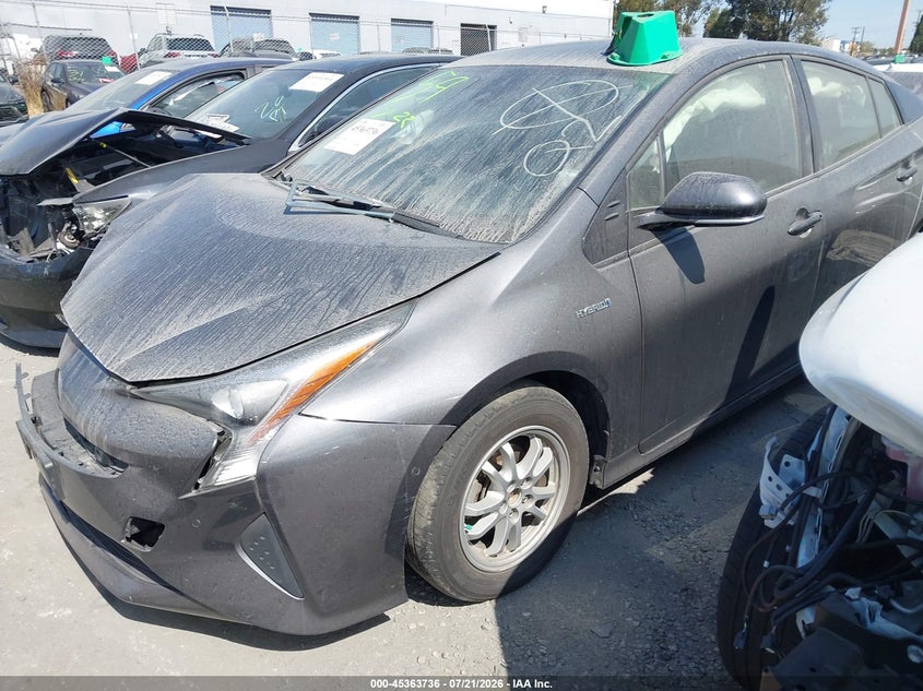 JTDKBRFU5J3062155 2018 Toyota Prius Two photo 1