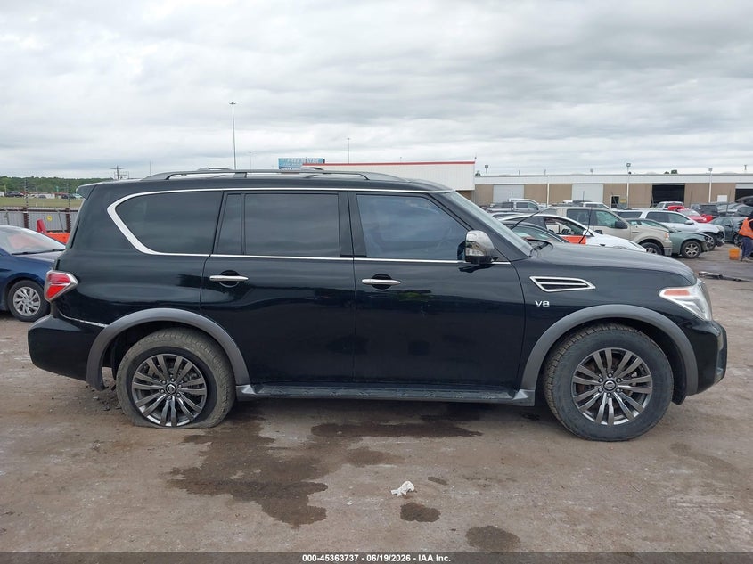 2018 Nissan Armada Platinum VIN: JN8AY2NC4J9556390 Lot: 45363737
