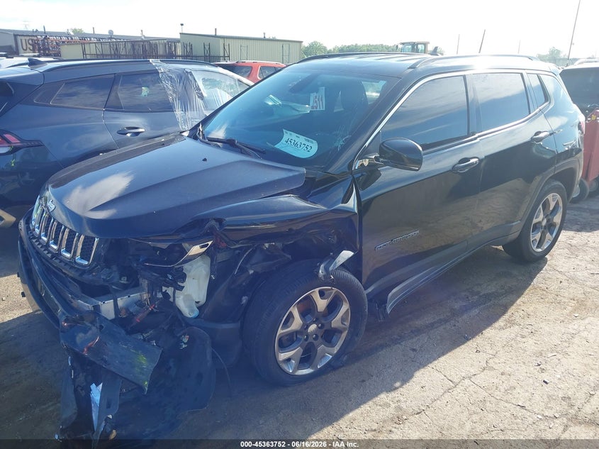 Vin: 3c4njdcb3lt100401, lot: 45861713, jeep compass limited 4x4 20202