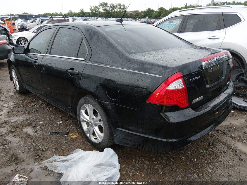 Vin: 3fahp0jg8cr450449, lot: 45861717, ford fusion sel 20123