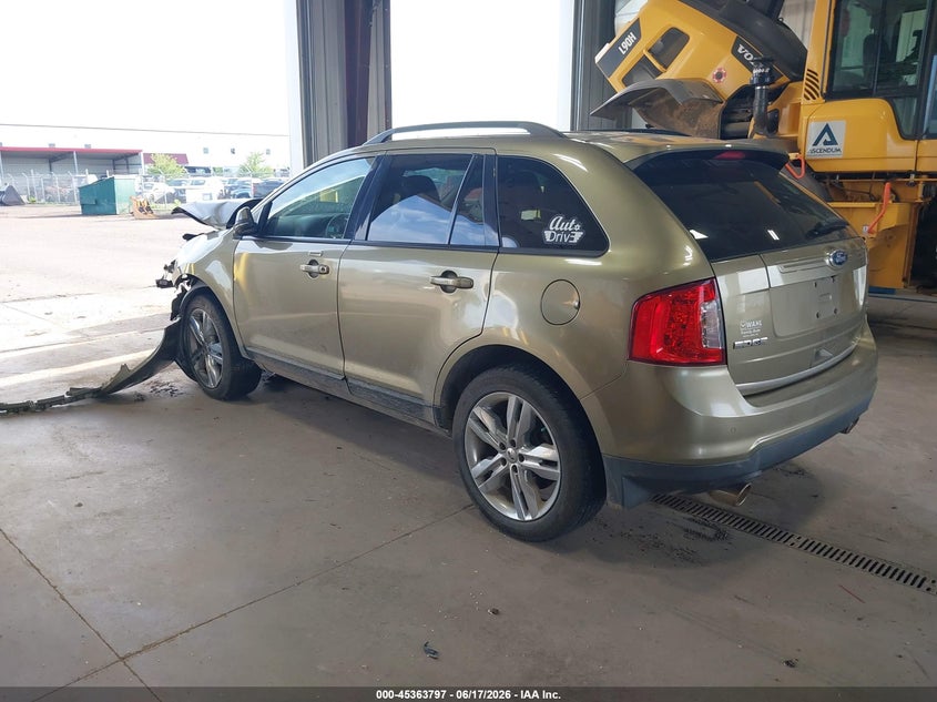 Vin: 2fmdk4jc7cba06520, lot: 45861758, ford edge sel 20123