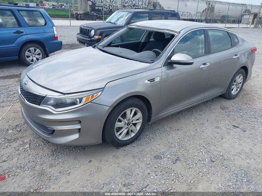 2018 Kia Optima Lx 5XXGT4L37JG186008 photo 1