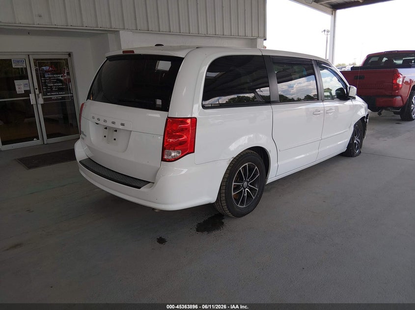 Vin: 2c4rdgcg7hr781520, lot: 45861857, dodge grand caravan sxt 20174