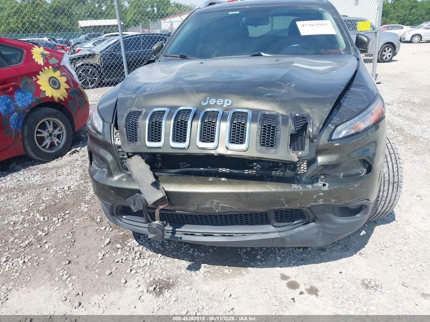 2015 JEEP CHEROKEE SPORT UTILITY VEHICLE 3.2L V-6 DOHC, 271HP