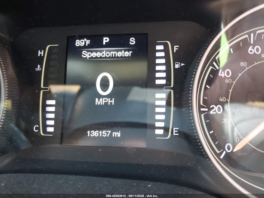 2015 JEEP CHEROKEE SPORT UTILITY VEHICLE 3.2L V-6 DOHC, 271HP