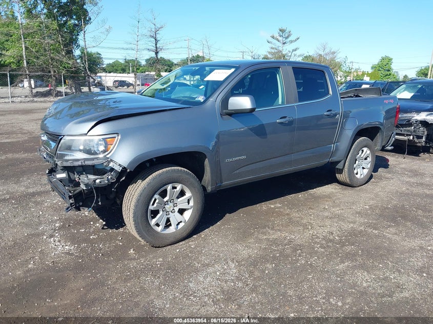 VIN 1GCGTCEN2K1255788 2019 CHEVROLET COLORADO LT